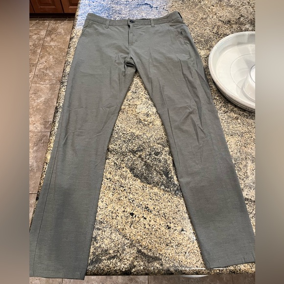 Vuori Charcoal Green Trousers